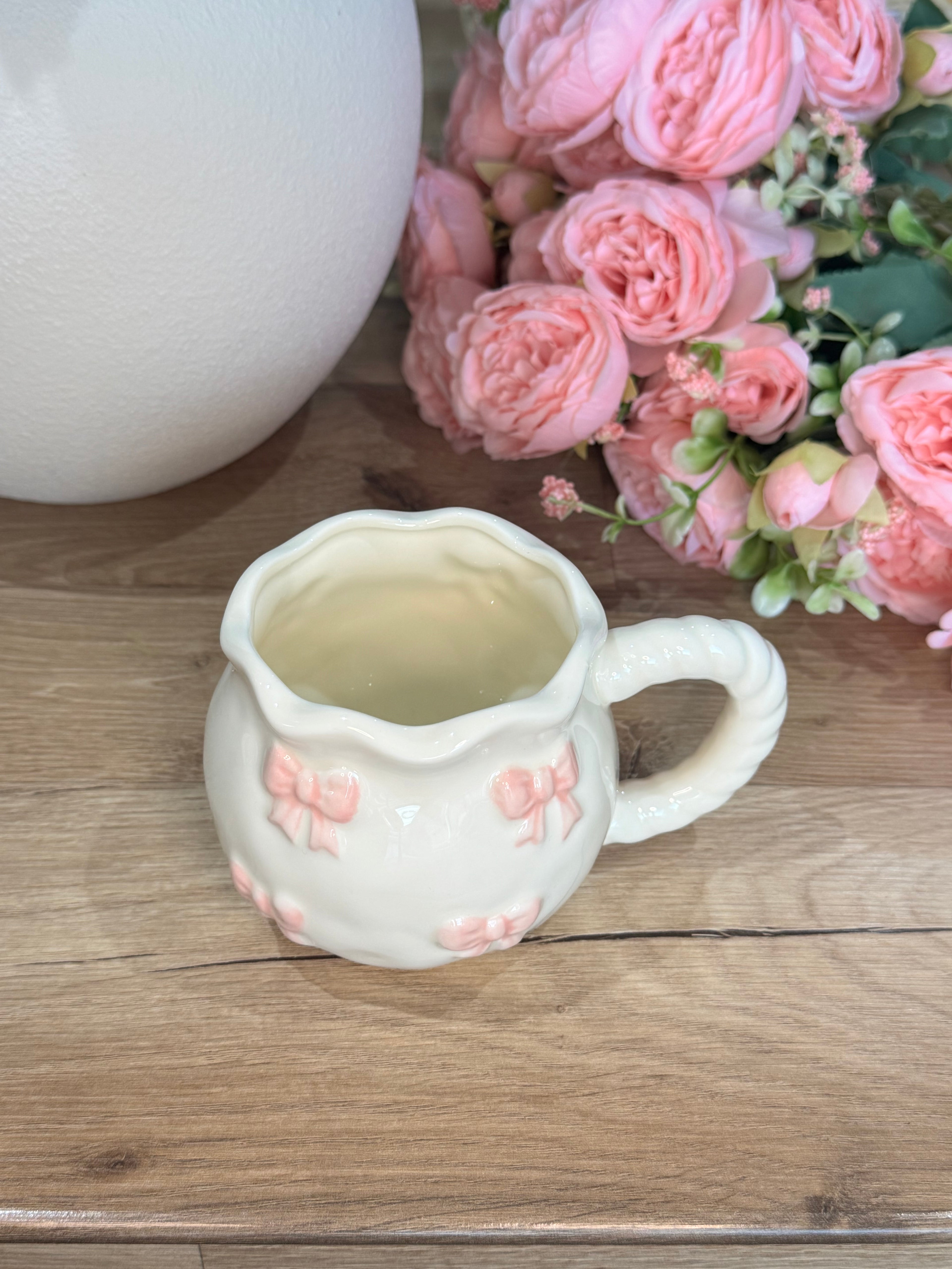 Petite Bows Ceramic Cup